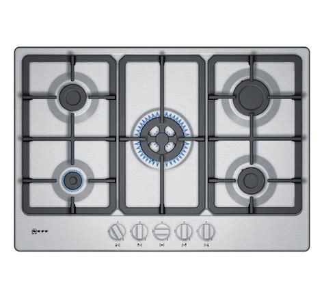 neff n50 t27bb59n0 75cm gas hob stainless steel